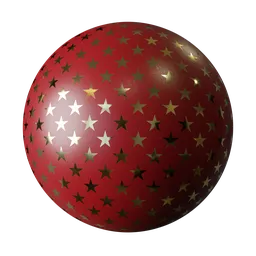 Staggered Star Wrapping Paper