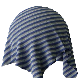 Fine woven Fabric with stripes