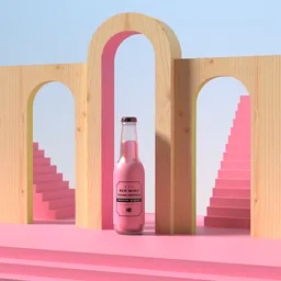 Pink theme product mockup