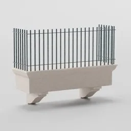 Balcony Railing or Grill | Windows models | BlenderKit