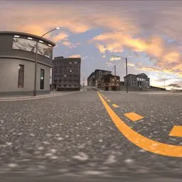 Sunrise Town HDRI