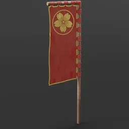 Japanese feudal flag