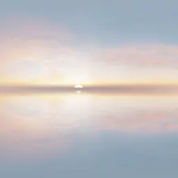 Sunset Horizon Reflection