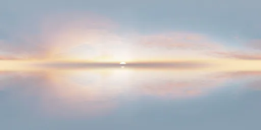 Sunset Horizon Reflection
