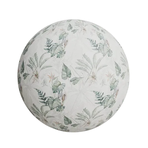 Serene botanical wallpaper