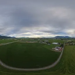 Dramatic Sky Farm Lands