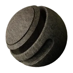 High-resolution PBR Soil Ground texture for Blender 3D with adjustable scale, color, and displacement settings.