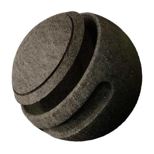 High-resolution PBR Soil Ground texture for Blender 3D with adjustable scale, color, and displacement settings.