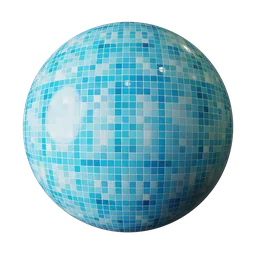 Oceanic Blue Mosaic Tile