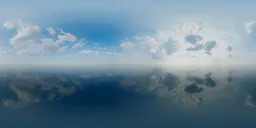 Soft Blue Cloudscape HDRI