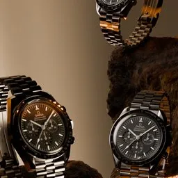 Omega Watch Product Scene – Warm Laser