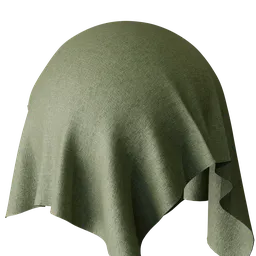 Plain Green Chenille