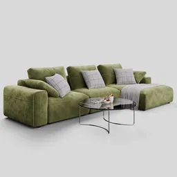 Sofa Rye Sectional Velvet