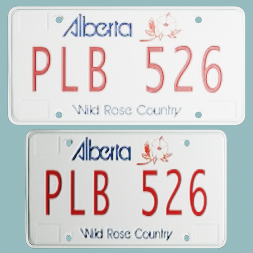 Alberta Licence plate PL FREE Vehicle Parts models BlenderKit