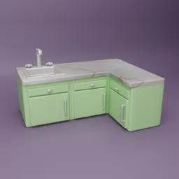 Chubby Counter & Sink