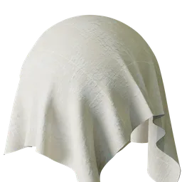 Graphical White Chenille
