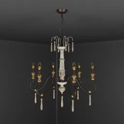 Classic Chandelier with Candle Bulbs