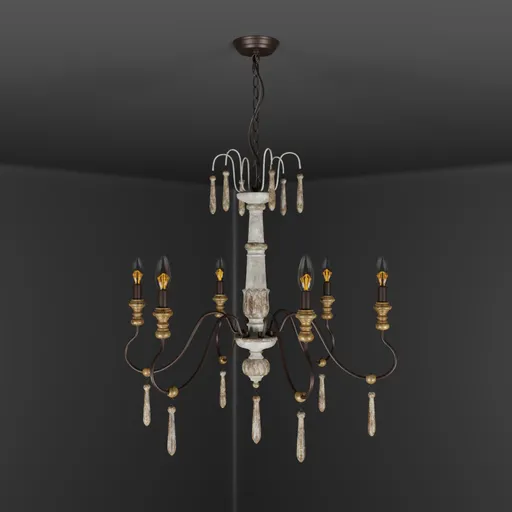 Classic Chandelier with Candle Bulbs