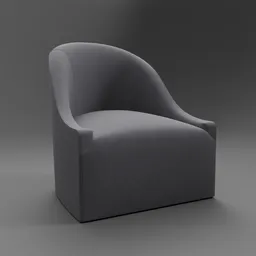 Restoration Hardware Lena Swivel Chair