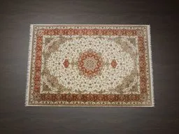 Detailed 3D Persian carpet model optimized for Blender with intricate patterns, perfect for interior renderings.