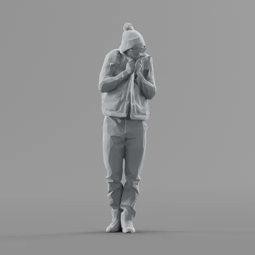 Lowpoly Male Standing