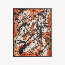 Abstract Painting Gestural-Inspired