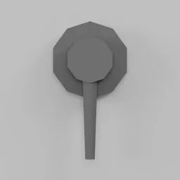 Bathroomknob - LowPoly