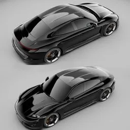 2020 Porsche Taycan(Rigged)