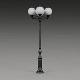 Cast Iron Quad Globe