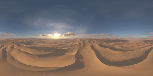 Desert Dunes Pure Sky Clouds
