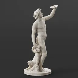 Standing bacchus
