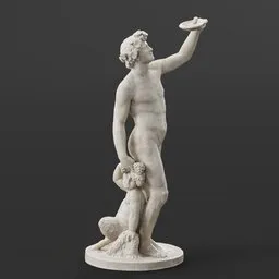 Standing bacchus