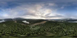 Dramatic Sunrise Canadian Landscape