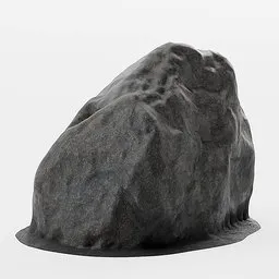 Round Dark Stone/Rock