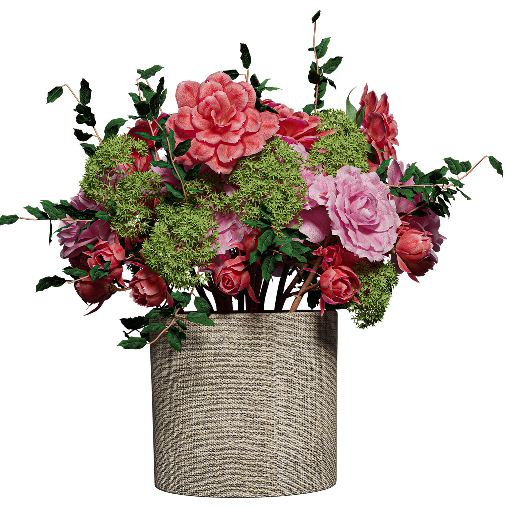 BlenderKit Download The Colorfull Flower 02 Model blenderkit-download-the-colorfull-flower-02-model