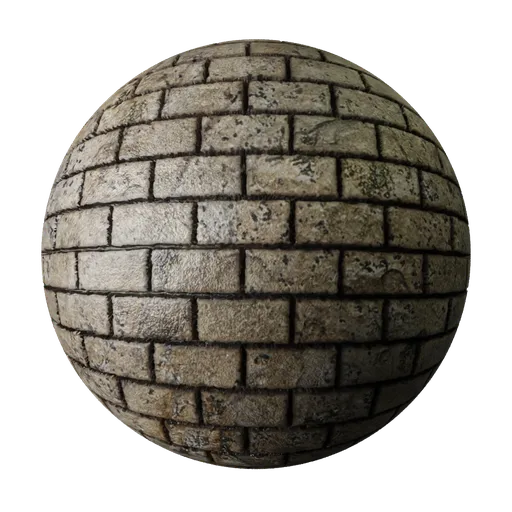 Realistic Blender 3D stone flags shader with a mix of PBR and procedural textures, featuring detailed displacement.