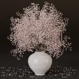 SJ-Subtle Gypsophila Art Bouquet