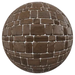 High-quality 4K PBR brick wall material for texturing in Blender 3D and compatible software.