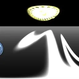 Hdr light black white studio