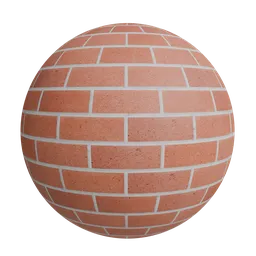 Running bond brick wall