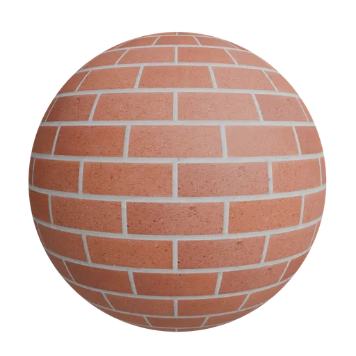 Running bond brick wall