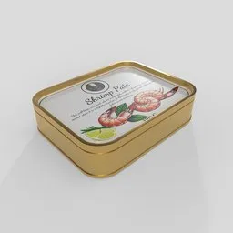 Shrimp Pate Tin Can