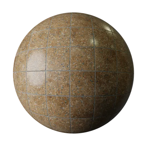 Granite brown tiles