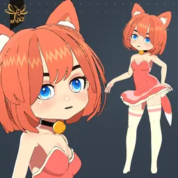 Sweetie fox Anime Style