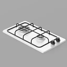 Gas cooktop – Two burners
