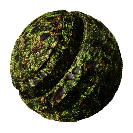 Green Reptile Skin