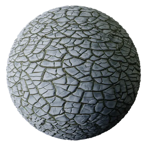 Soil Cracked Gray