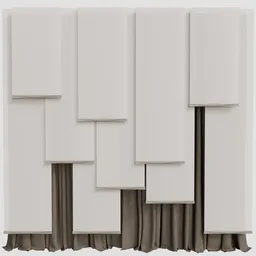 GD Silk and Panel curtain