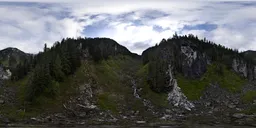 Rugged Valley in Mountain