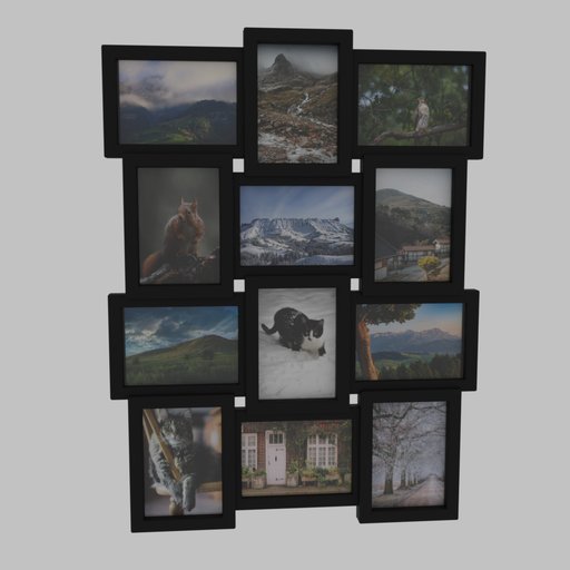 BlenderKit Download the FREE Photo collage model